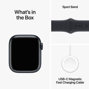 Apple Watch Series 9 de 41mm Aluminium Black + Black Band - Image 4