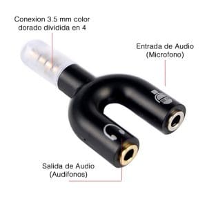Adaptador Plug 3.5mm para audifonos Nitron - Image 4