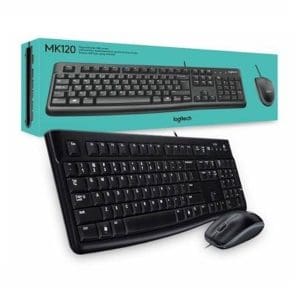 Combo de teclado + mouse USB MK120 Logitech - Image 5