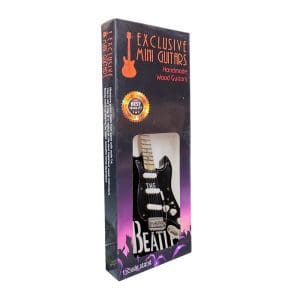 Guitarra a Escala The Beatles 21 Fender Black 25cm MRA Craft - Image 3