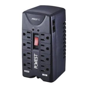 Regulador de Voltaje 8 tomas 1000VA Powest - Image 1