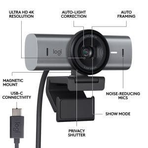 Cámara Web Brio Mx 4K 960-001548 Logitech - Image 6
