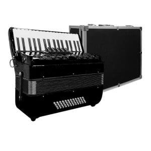 Acordeón de 48 bajos + Estuche YW856 34K48BS Parrot - Image 3