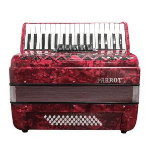 Acordeón de 48 bajos + Estuche YW856 34K48BS Parrot - Image 4