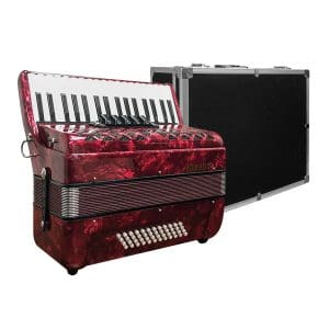 Acordeón de 48 bajos + Estuche YW856 34K48BS Parrot - Image 7