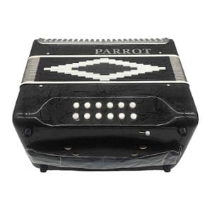 Acordeón Vallenato de 12 bajos + Estuche YW667 31K12BS Parrot - Image 8