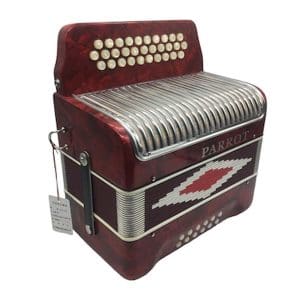 Acordeón Vallenato de 12 bajos + Estuche YW667 31K12BS Parrot - Image 2