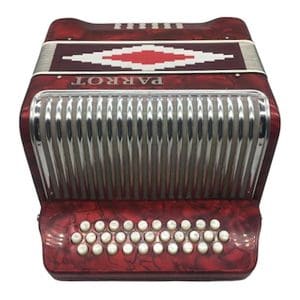 Acordeón Vallenato de 12 bajos + Estuche YW667 31K12BS Parrot - Image 3