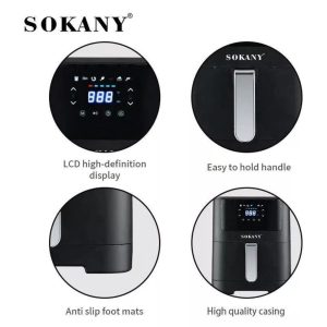 Freidora de Aire SK-ZG-8043 de 8 litros 2000W Sokany - Image 3