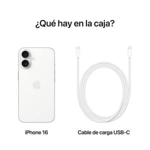 iPhone 16 de 256GB White Apple - Image 4