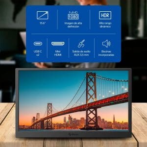 Monitor Portátil de 15.6p DIS-116 Steren - Image 6