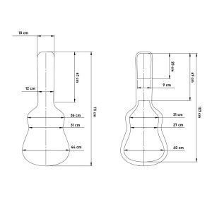 Estuche Rígido para guitarra ABS CASE YCC-450 Freedom - Image 3