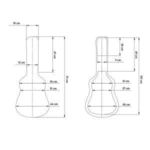 Estuche Rígido para guitarra ABS CASE YCC-450 Freedom - Image 3