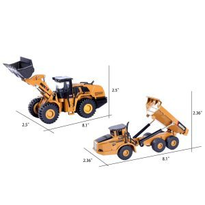 Kit Cargadora + Volqueta Escala 1:50 JM-1438 Ynsu - Image 8