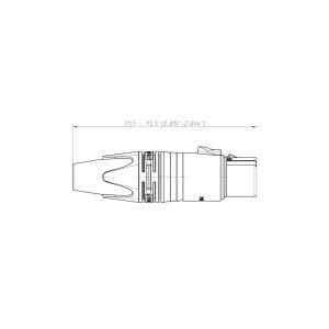 Conector NC3FXX Plug Canon Hembra (XLR) Neutrik - Image 5