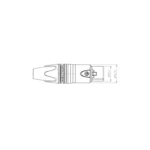 Conector NC3FXX Plug Canon Hembra (XLR) Neutrik - Image 6