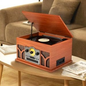 Tocadiscos T8 Vintage 8 en 1 Vinilo RMC - Image 5