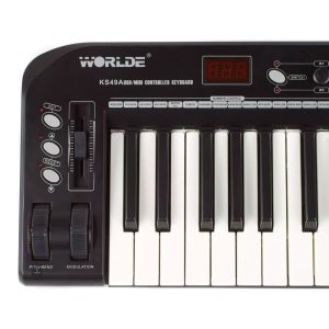Controlador MIDI KS49A de 49 teclas Worlde - Image 6
