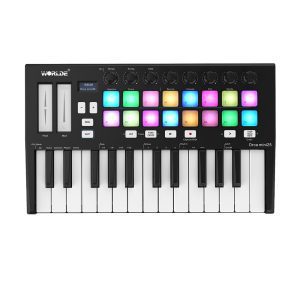 Controlador MIDI Orca Mini25 de 25 teclas Worlde - Image 1