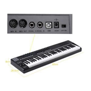 Controlador MIDI Panda61 de 61 teclas Worlde - Image 3