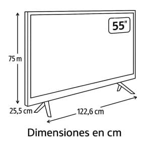 Smart tv de 55p Led Google tv 55P6K TCL - Image 4