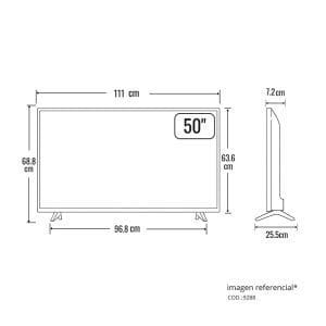 Smart tv de 50p Google tv Led 4K 50V6C TCL - Image 4