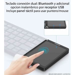 Teclado Inalámbrico Keyglider Dual KCK-550S Klip Xtreme - Image 12