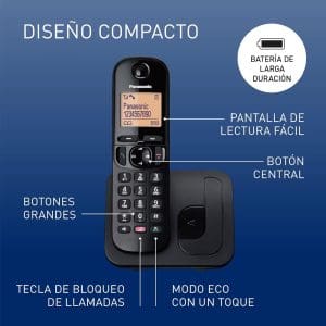 Teléfono inalámbrico 1 Handy KX-TGC250SPB Panasonic - Image 3