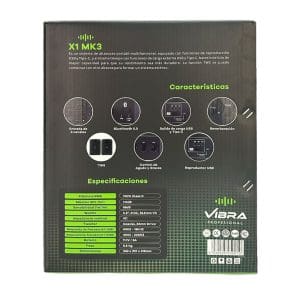 Parlante Amplificado Recargable X1 MK3 Vibra - Image 13