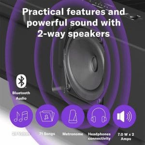 Piano digital de 88 teclas P-225B Yamaha - Image 6