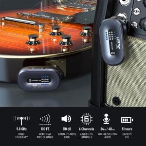 Sistema Inalámbrico para instrumento A58 Xvive - Image 5