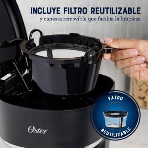 Cafetera de Vapor 12 tazas BVSTDCP121B-013 Oster - Image 5