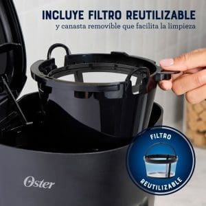 Cafetera de Vapor 12 tazas BVSTDCS121B-013 Oster - Image 6