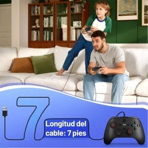 Gamepad Gaming 6 en 1 Negro GC100B/LA AOC - Image 6