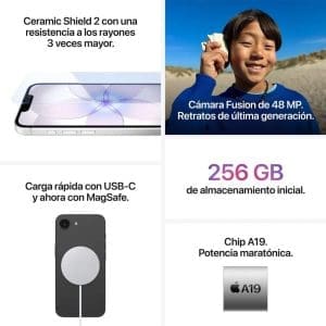 iPhone 17e de 256GB MHRW4LZ/A Blanco Apple - Image 4