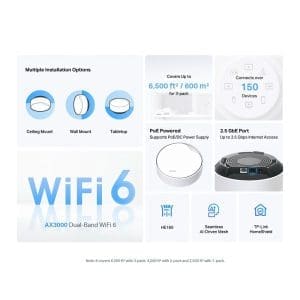 Sistema Wifi Mesh Deco AI AX3000 Tp-Link - Image 2