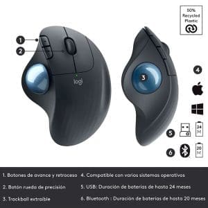 Mouse Inalámbrico ERGOM575S Logitech - Image 6