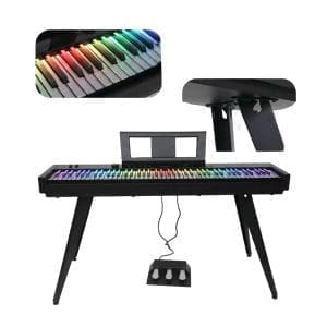 Piano Digital de 88 Teclas S267 PVC Beisite - Image 4