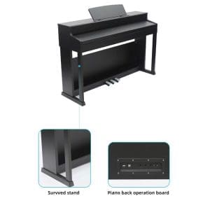 Piano Digital de 88 Teclas B80 PVC Beisite - Image 6