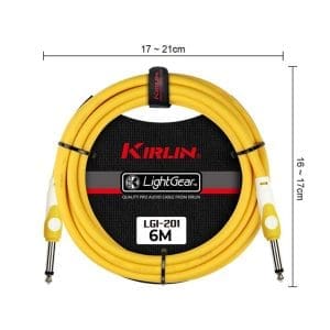 Cable para Instrumentos 6m 1/4"mono a 1/4"mono LGI-201 Kirlin - Image 26