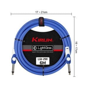 Cable para Instrumentos 6m 1/4"mono a 1/4"mono LGI-201 Kirlin - Image 8