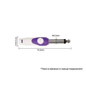 Cable para Instrumentos 6m 1/4"mono a 1/4"mono LGI-201 Kirlin - Image 20