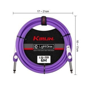 Cable para Instrumentos 6m 1/4"mono a 1/4"mono LGI-201 Kirlin - Image 16