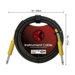 Cable para Instrumentos 6m 1/4"mono a 1/4"mono IPCH-241 Kirlin - Image 14