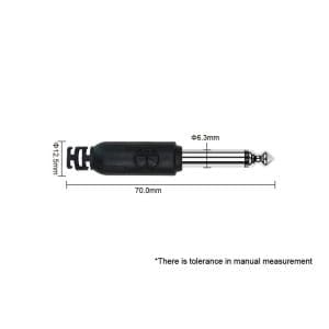 Cable para Instrumentos 6m 1/4"mono a 1/4"mono IC-241 Kirlin - Image 4