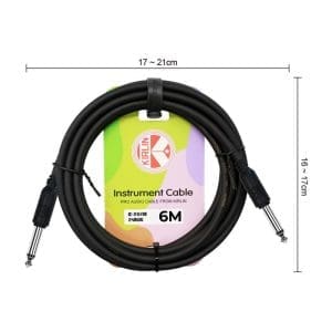 Cable para Instrumentos 6m 1/4"mono a 1/4"mono IC-241 Kirlin - Image 5