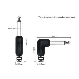 Cable para Instrumentos 6m 1/4"mono a 1/4"mono IC-242 Kirlin - Image 4