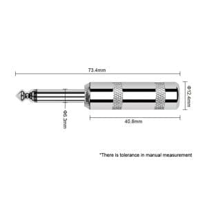 Cable para Instrumentos 6m 1/4"mono a 1/4"mono IPCV-241 Kirlin - Image 5