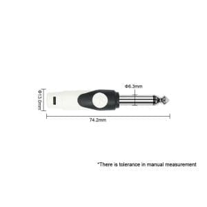 Cable para Instrumentos 6m 1/4"mono a 1/4"mono LGI-201 Kirlin - Image 6
