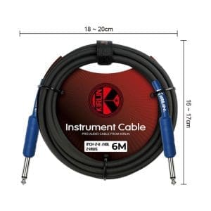 Cable para Instrumentos 6m 1/4"mono a 1/4"mono IPCH-241 Kirlin - Image 11